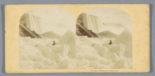 Ice Floes at the Base of American Falls, Niagara