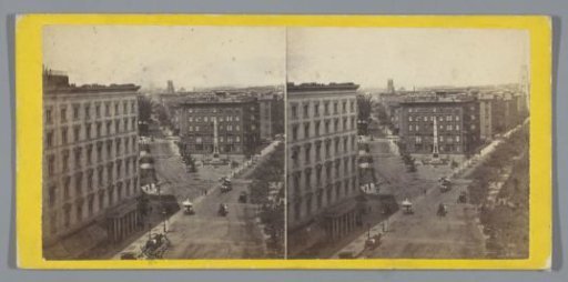View of Broadway and Fifth Avenue, New York