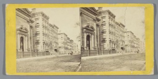 Fifth Avenue in New York, Viewed Northwards from the Intersection with 37th Street