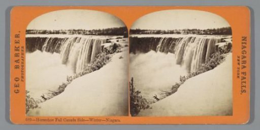 Horseshoe Falls in Winter, Seen from the Canadian Side
