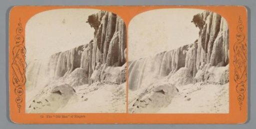 Ice formations at the Niagara Falls