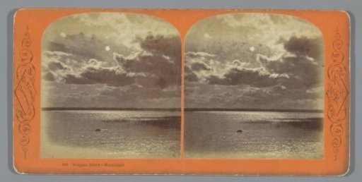 Niagara River by moonlight