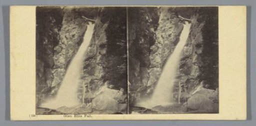 Glen Ellis Falls near Pinkham Notch in White Mountain National Forest