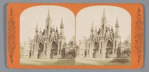 View of the Entrance to Greenwood Cemetery, New York