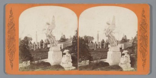 View of the Pierce Monument at Greenwood Cemetery, New York