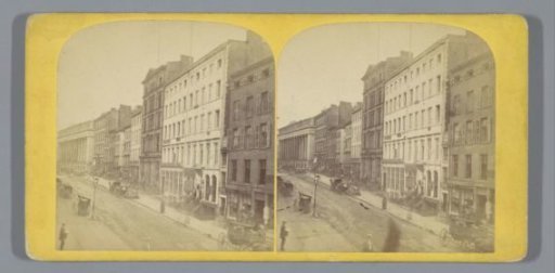 View of Wall Street, New York