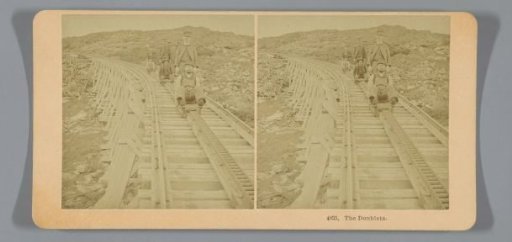 Six men on a railway line