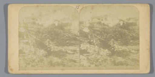 Damage caused by the Galveston Hurricane