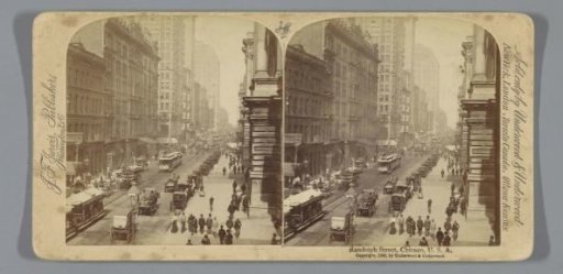 View of Randolph Street, Chicago
