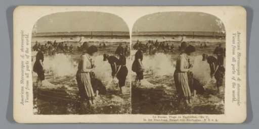 Bathers on Manhattan Beach