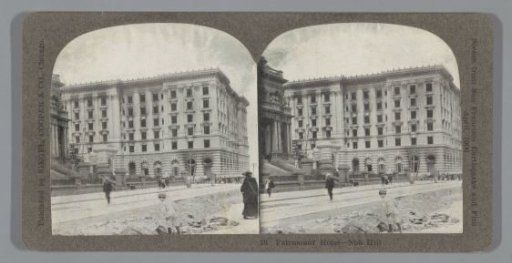 Fairmount Hotel after the earthquake in San Francisco