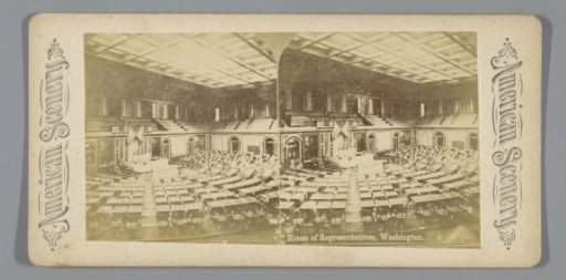 House of Representatives, interior of the Capitol, Washington D.C.