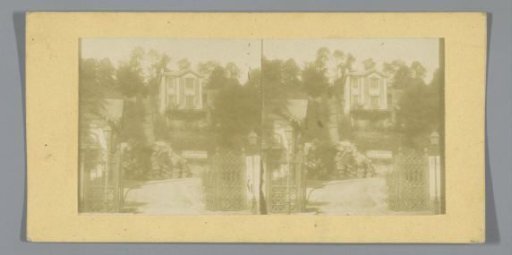 View of Villa Brancas, Sèvres, possibly the villa of Félix and Marie Bracquemond