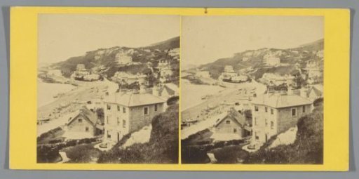 View of a coastal town