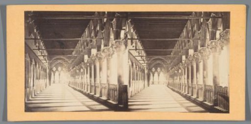 View of a cloister