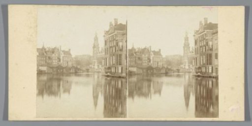 Amstel, viewed towards the Munt, Amsterdam