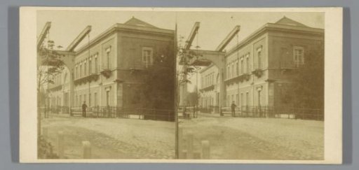 Building of Artis with the bridge over the Nieuwe Prinsengracht, Amsterdam