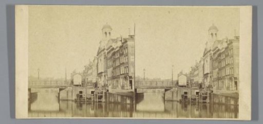 View of the Singel, with St. Catherine's Church on the right, Amsterdam