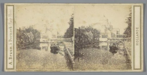 View of the Palace for Industry and Art from the Amstel, Amsterdam