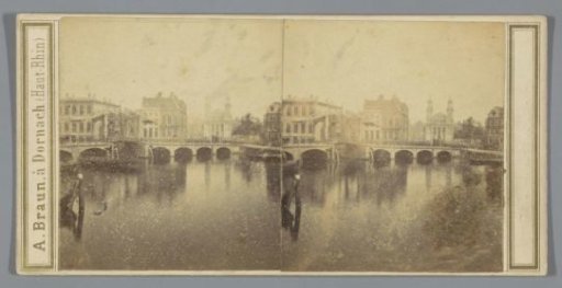 View of the Amstel and the Moses and Aaron Church, Amsterdam
