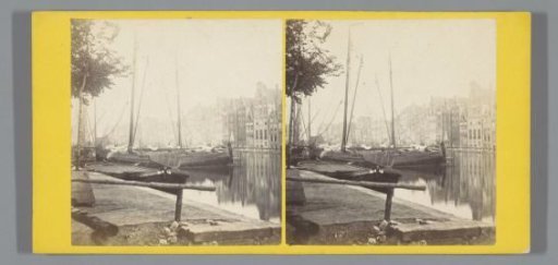 View of the Damrak in Amsterdam