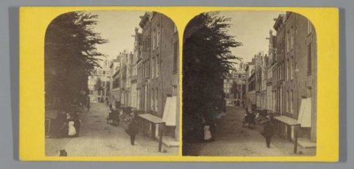 View of the Spiegelstraat in Amsterdam