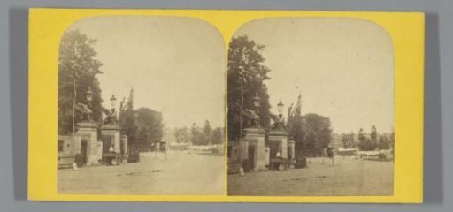 View of the Plantage in Amsterdam