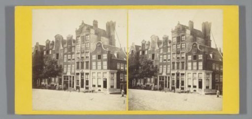 View of the Singel and the Oude Leliestraat in Amsterdam