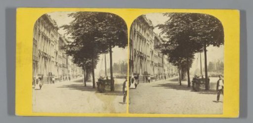 View of the Keizersgracht at the Molenpad in Amsterdam