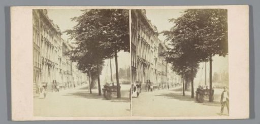 View of the Keizersgracht at the Molenpad in Amsterdam