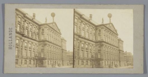 Rear of the Royal Palace on the Dam, Amsterdam