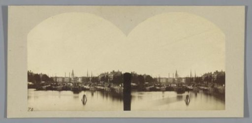 View of the Amstel, seen from the Hogesluis, Amsterdam