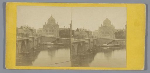 Palace for Industry, seen from the Amstel, Amsterdam