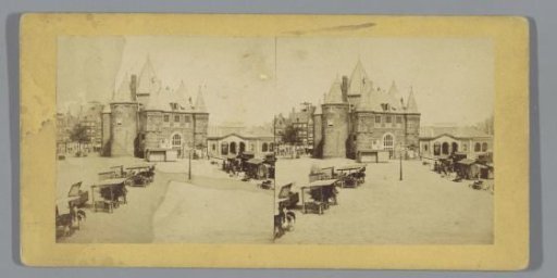 Nieuwmarkt with the Waag and the Municipal Fish Hall, Amsterdam