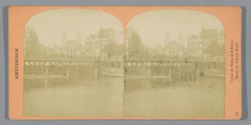 Moses and Aaron Church with the Blauwbrug, Amsterdam