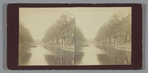 View of a canal in Amsterdam