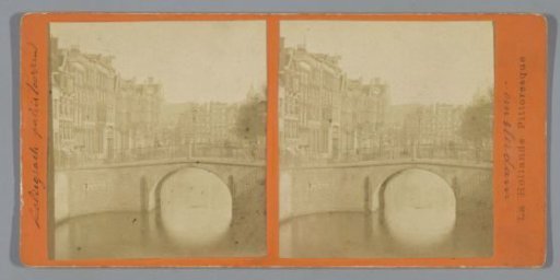 Leliegracht viewed from the Keizersgracht towards the Palace on the Dam, Amsterdam
