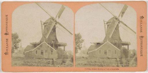 View of a mill, possibly De Pauwin in Zaandam