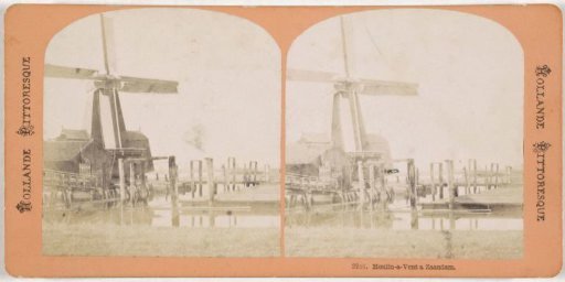 View of mill De Notenboom in Zaandam