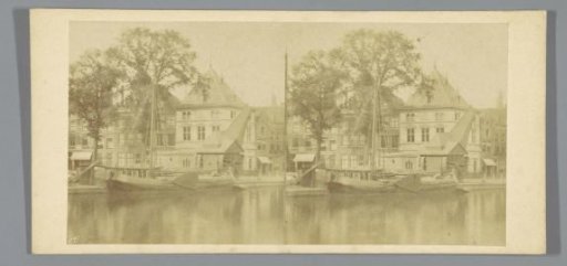 Waag and the crane on the Spaarne, Haarlem