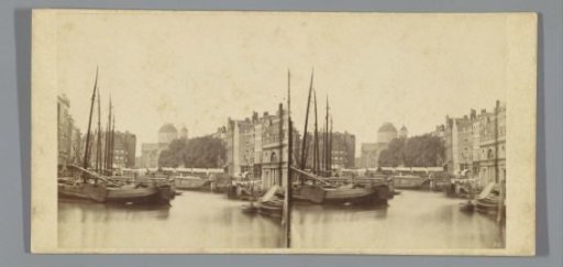 View of the Steigersgracht, seen from the Grotemarkt, Rotterdam