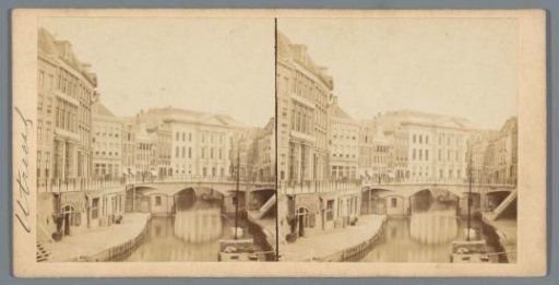 View of the Oudegracht and the Town Hall, Utrecht