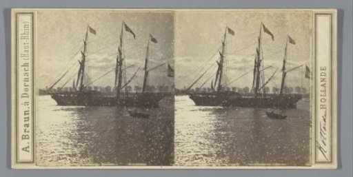 Three-master on the Maas, Rotterdam