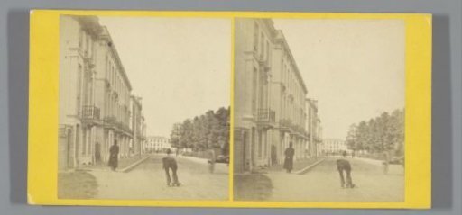 View of the Market Street in Arnhem