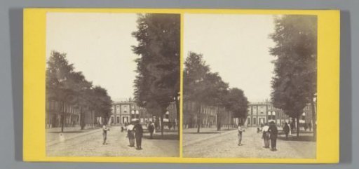 View of the Kneuterdijk in The Hague