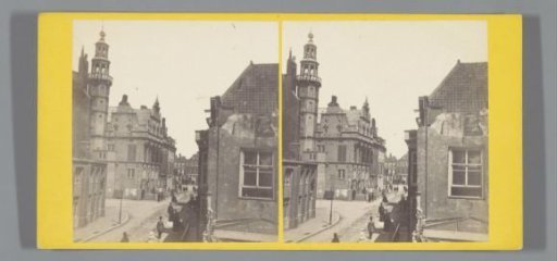 View of the town hall in The Hague