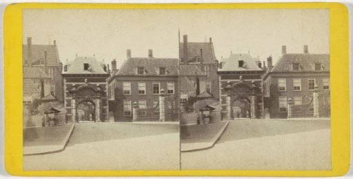View of the Binnenhof in The Hague