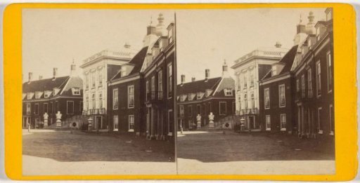 View of Huis ten Bosch Palace in The Hague
