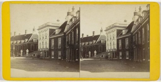 View of Huis ten Bosch Palace in The Hague
