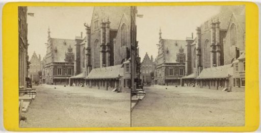 View of a street in Haarlem